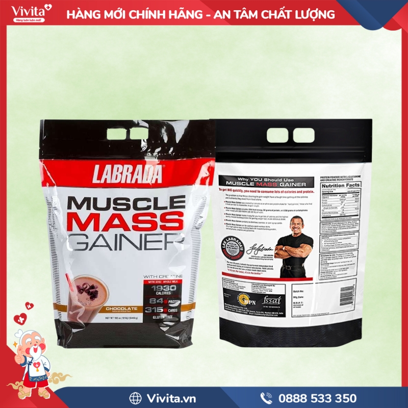 Thành phần Muscle Mass Gainer