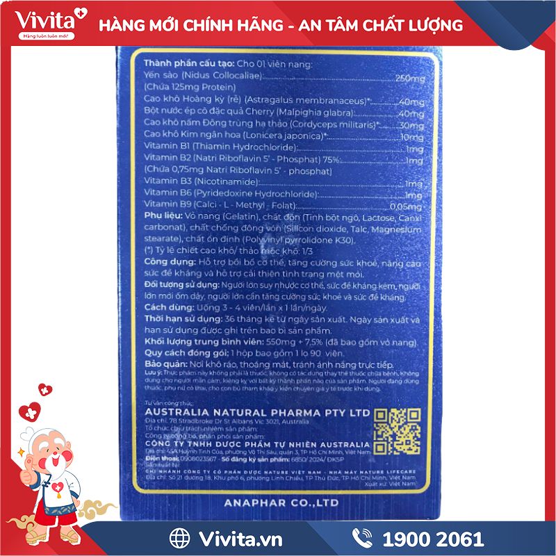 Thành phần Nest Healthy