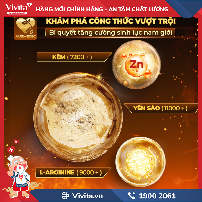 Thành phần của Viên uống yến sào Nest Strong