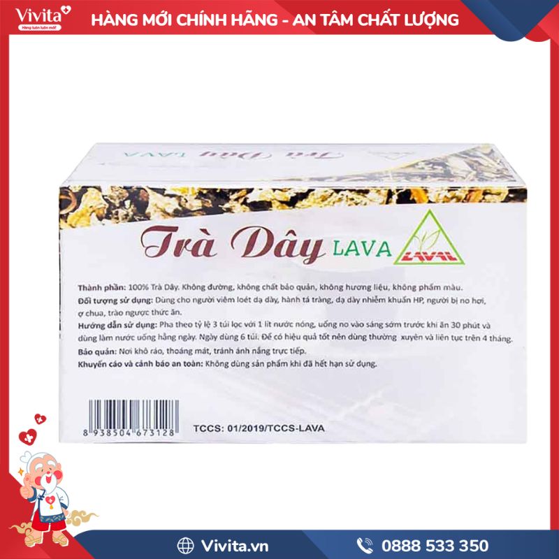 Thành phần của Trà Dây Lava