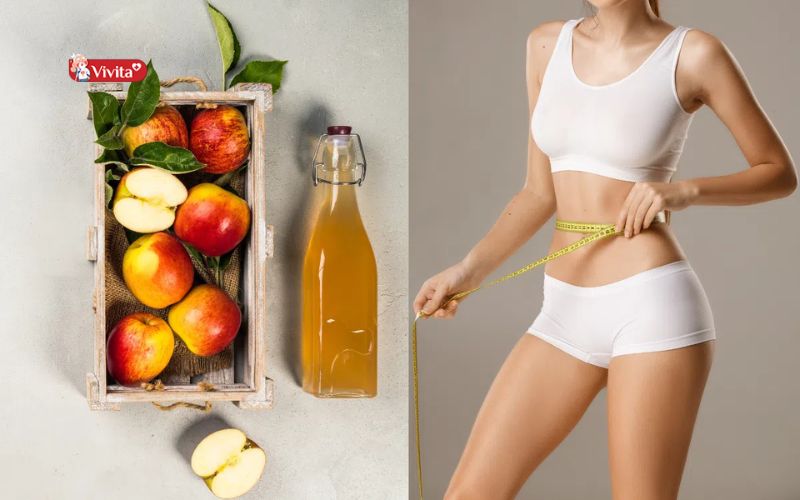 Uống giấm táo giảm cân an toàn