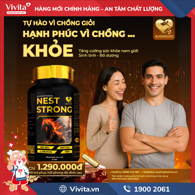 Viên Uống Yến Sào Nest Strong