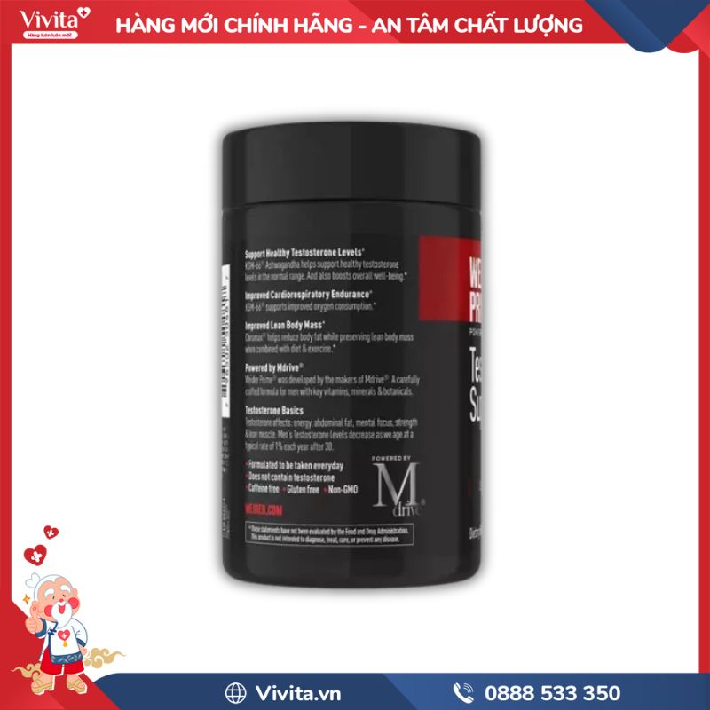 Weider Prime Testosterone Support có tốt không