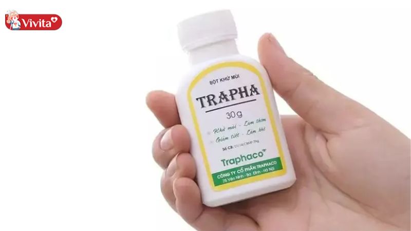 bột khử mùi trapha bán ở đâu