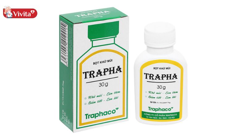 bột khử mùi trapha bán ở đâu