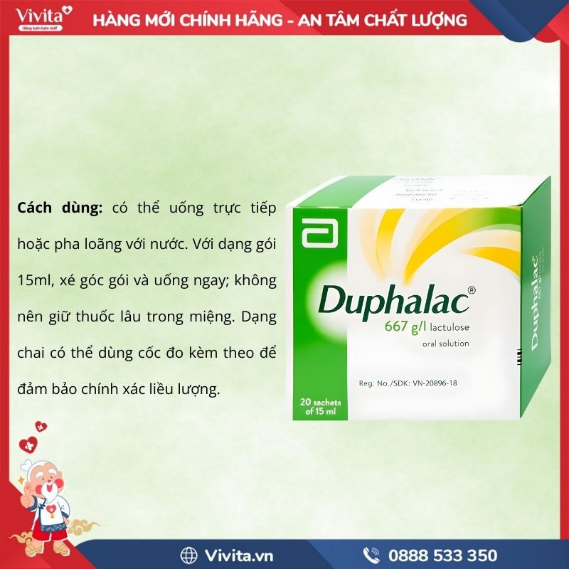 cách dùng Duphalac