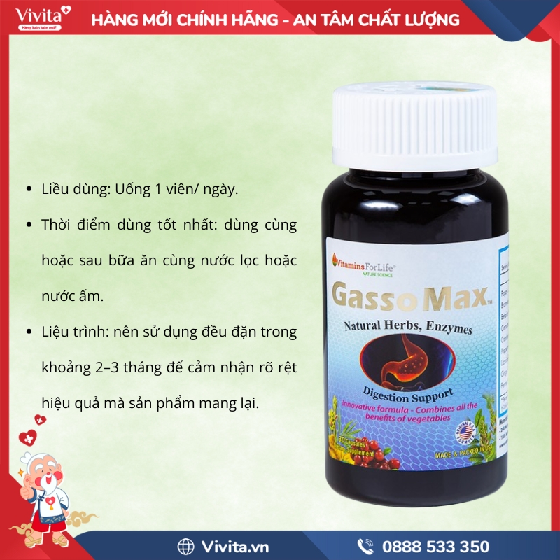 cách dùng Gasso Max