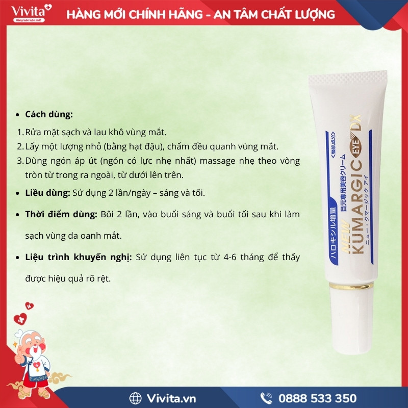 cách dùng Kumargic Eye DX