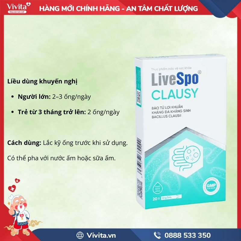 cách dùng Livespo Clausy