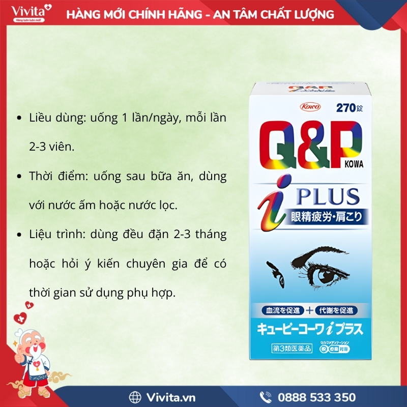 cách dùng Q&P Kowa i Plus