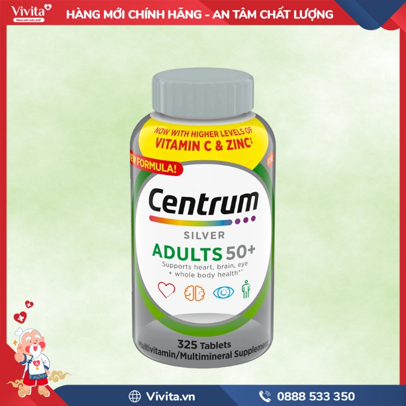 Centrum Silver Adults 50+ chính hãng