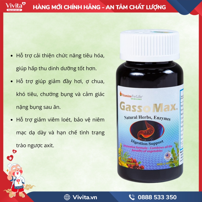 công dụng Gasso Max