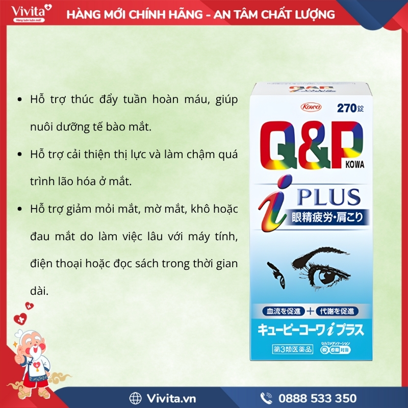 công dụng Q&P Kowa i Plus