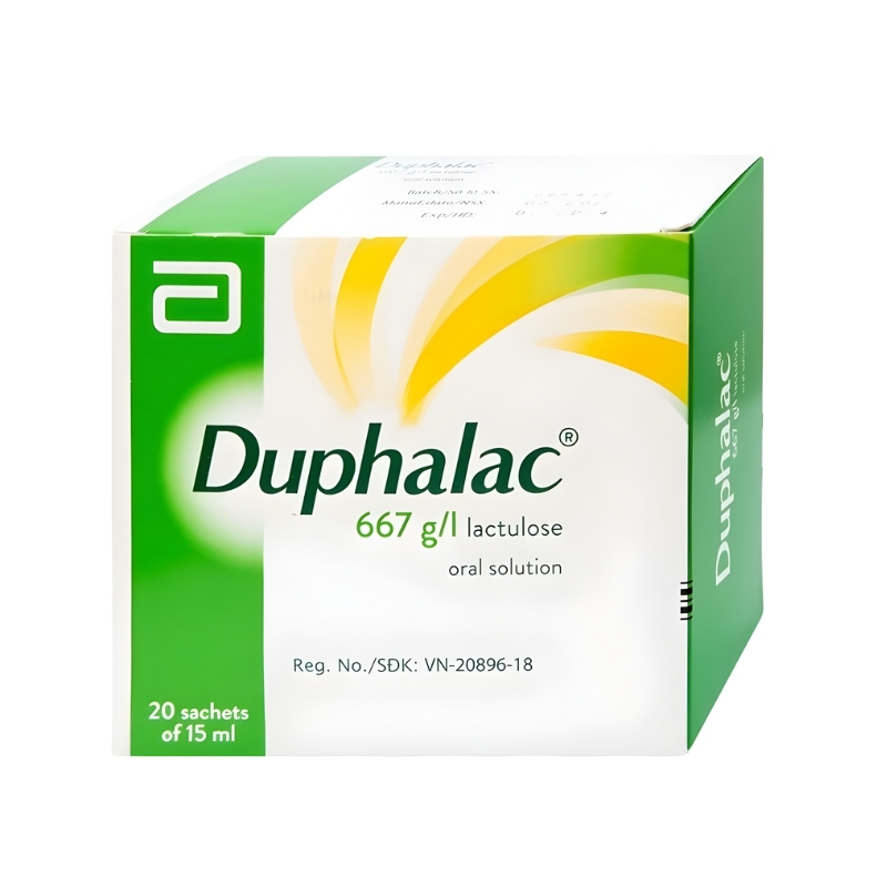 Duphalac Hoa Kỳ Điều Trị Táo Bón, Cải Thiện Chức Năng Đường Ruột (Hộp 20 gói x 15ml)