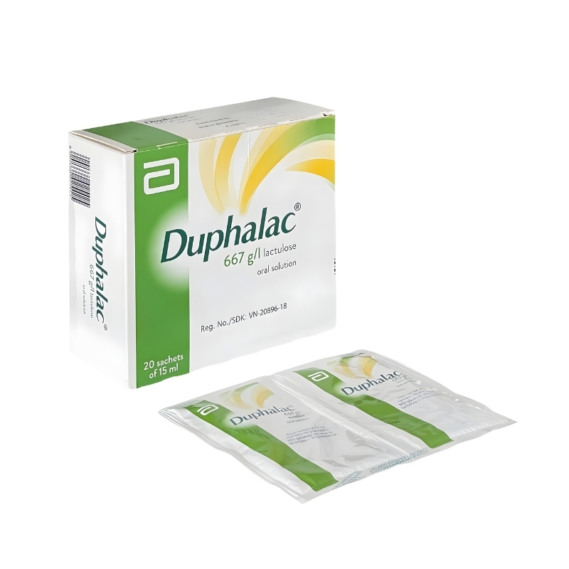 Duphalac Hoa Kỳ Điều Trị Táo Bón, Cải Thiện Chức Năng Đường Ruột (Hộp 20 gói x 15ml)