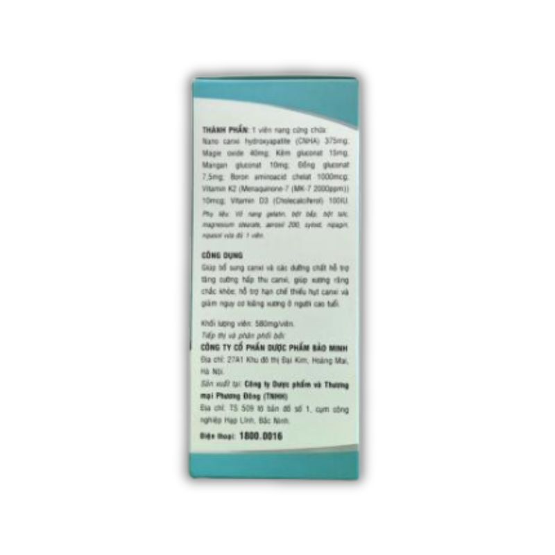 HiCal Viên Nang Hỗ Trợ Bổ Sung Canxi (Hộp 60 viên)