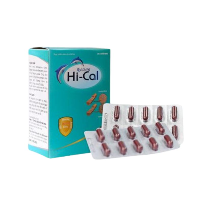 HiCal Viên Nang Hỗ Trợ Bổ Sung Canxi (Hộp 60 viên)