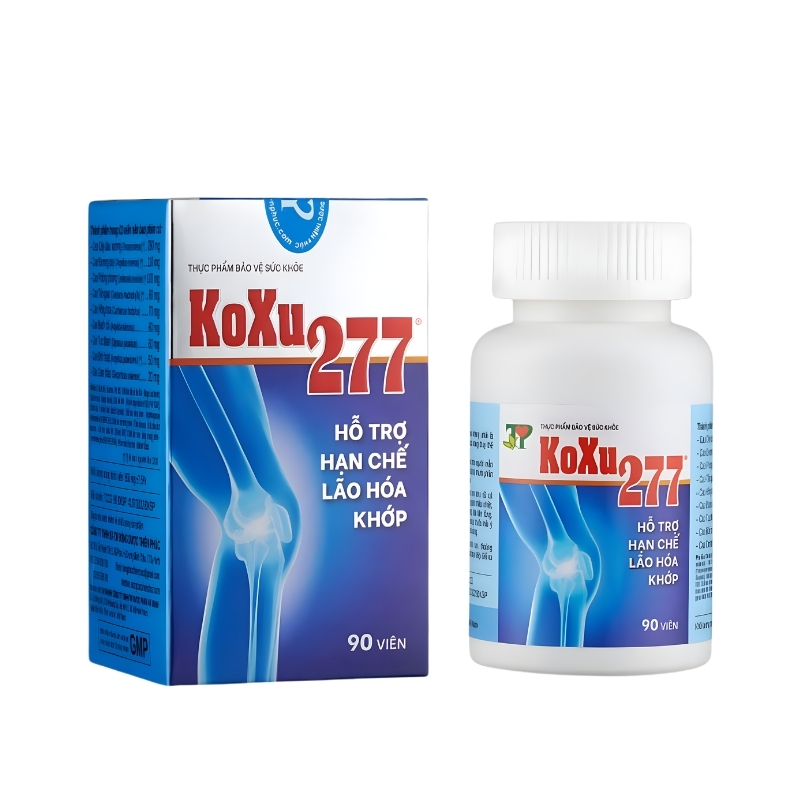 Koxu 277 Viên Uống Hỗ Trợ Hạn Chế Lão Hóa Khớp (Hộp 90 viên)     