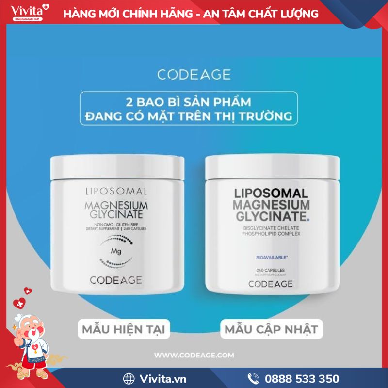 Codeage Liposomal Magnesium chính hãng