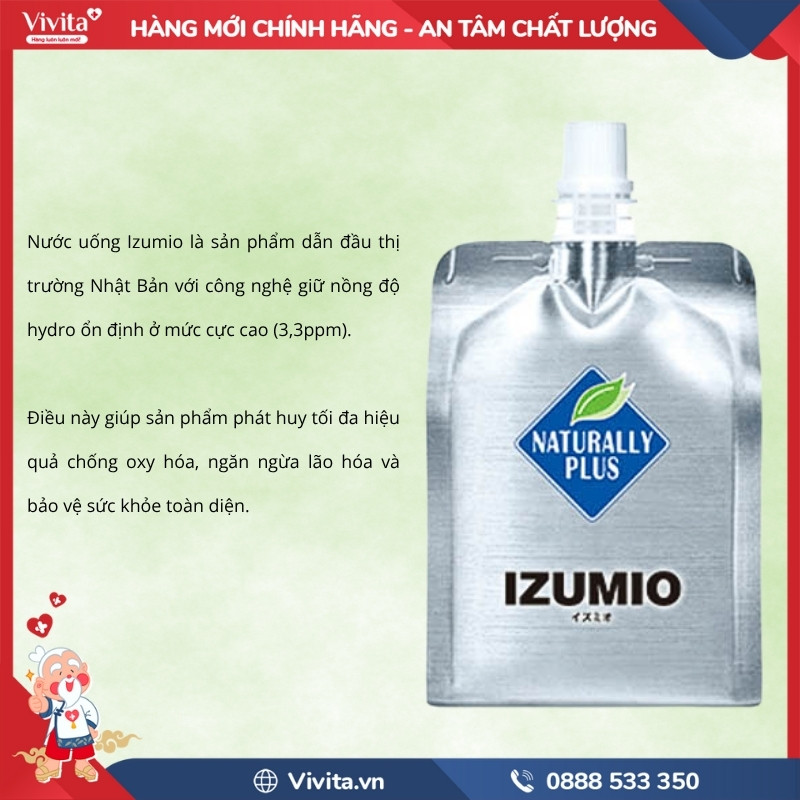 Nước uống Izumio có tốt không?