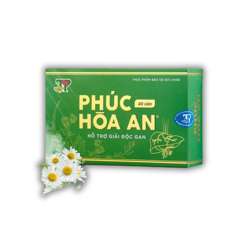 Phúc Hòa An Viên Uống Hỗ Trợ Tăng Cường Chức Năng Gan (Hộp 40 viên)