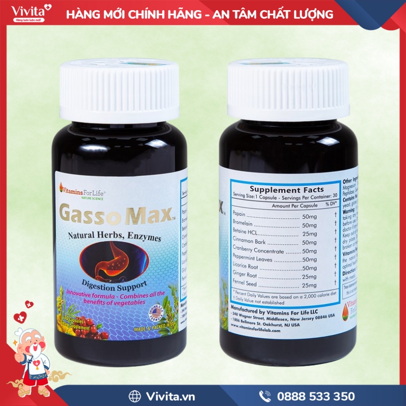 thành phần Gasso Max