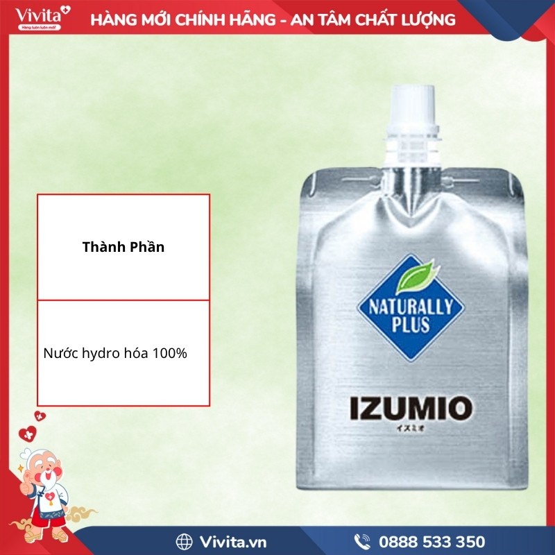 thành phần Nước uống Izumio