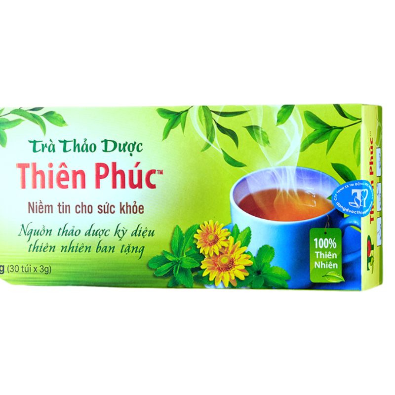 Trà Thảo Dược Thiên Phúc giúp thanh nhiệt, giải độc, tăng cường sức khỏe (30 túi lọc)
