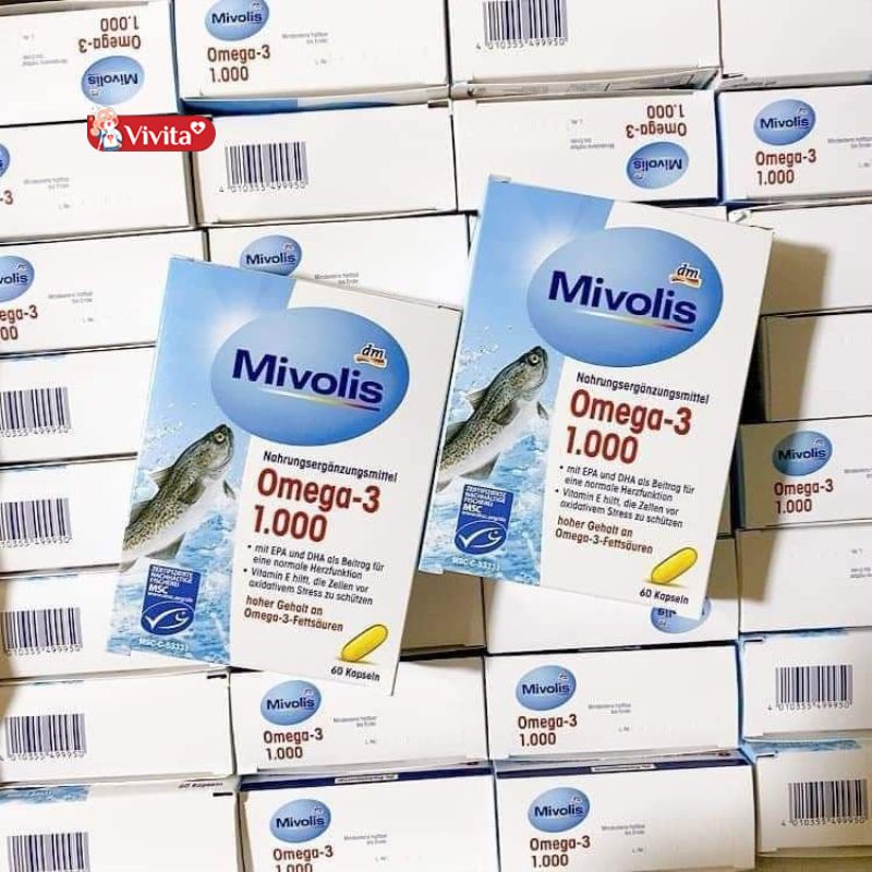 Viên bổ mắt của Đức Mivolis Omega 3 1000mg