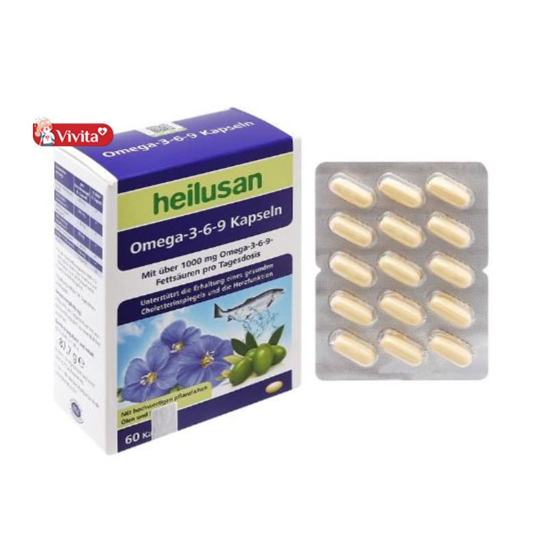 Viên uống Heilusan Omega 3-6-9 Kapseln