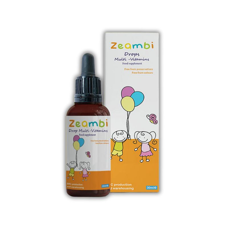 Zeambi Drops Multi-vitamins Anh Hỗ Trợ Tăng Cường Đề Kháng Và Phát Triển Toàn Diện Cho Trẻ (Lọ 30ml)