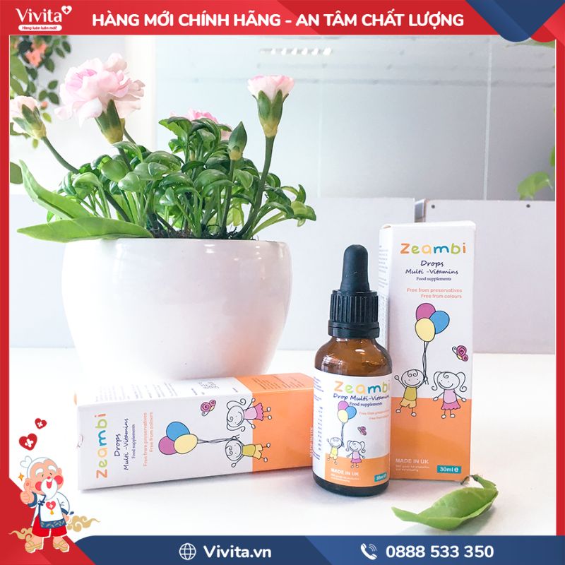 Zeambi Drops Multi-vitamins chính hãng