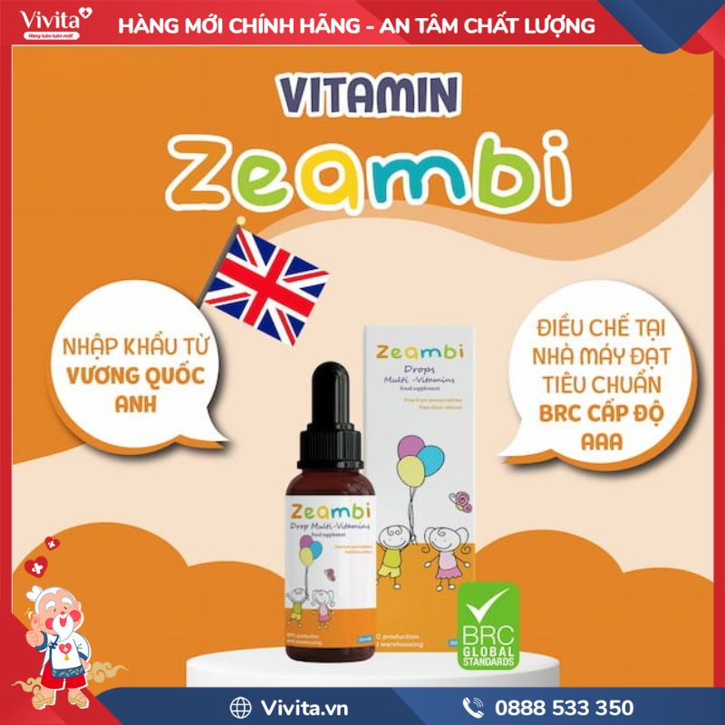 Zeambi Drops Multi-vitamins có tốt không?