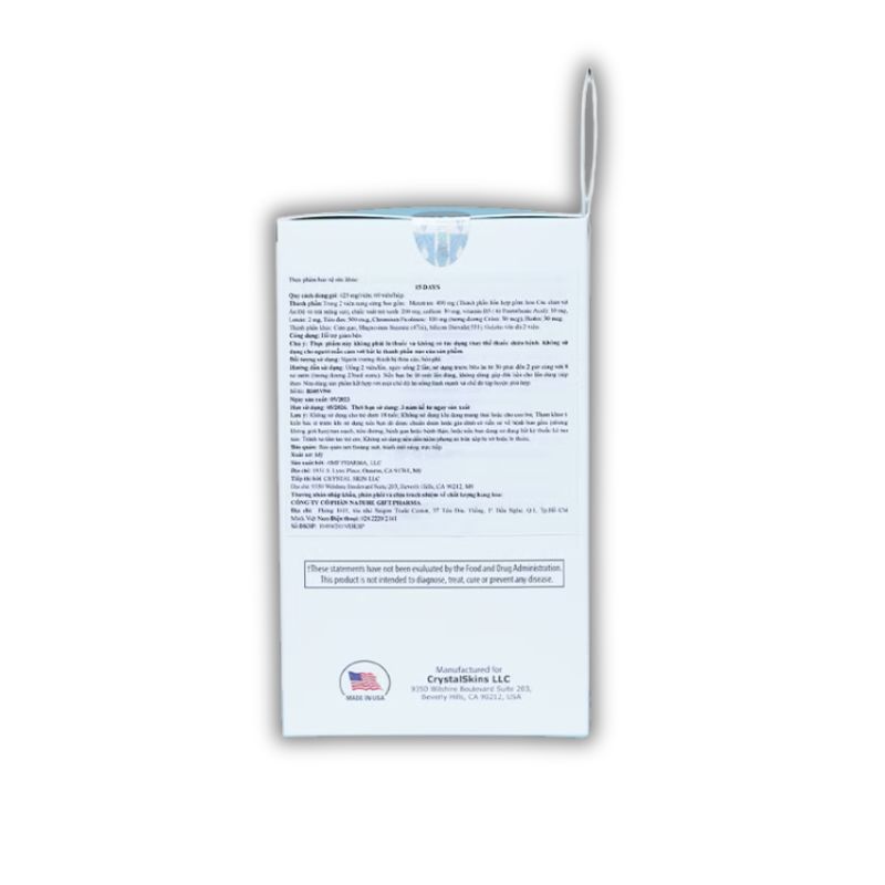 15 Days Meratrim Mỹ Viên Uống Hỗ Trợ Giảm Cân, Thanh Lọc Cơ Thể (Hộp 60 viên)