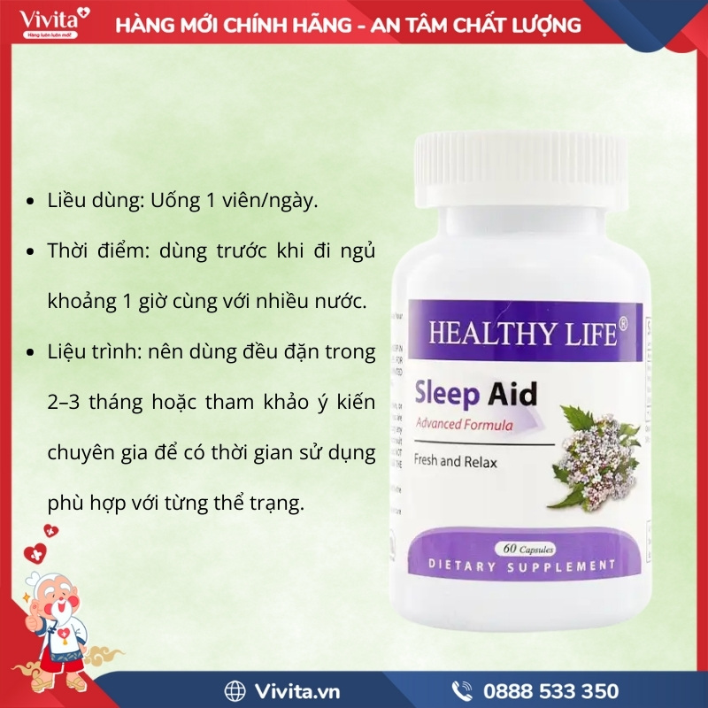Cách dùng Healthy Life Sleep Aid
