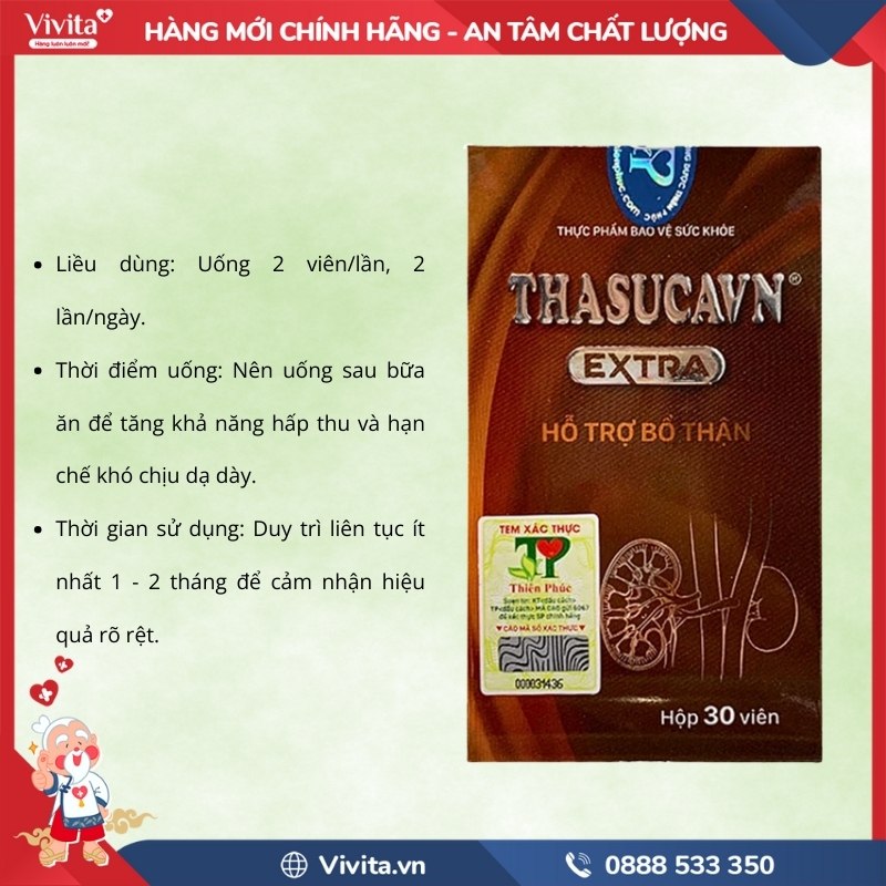 Cách dùng Thasucavn Extra