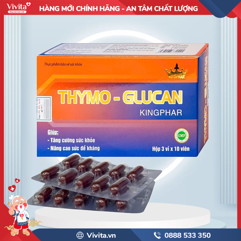 Công dụng của Thymo-Glucan Kingphar  