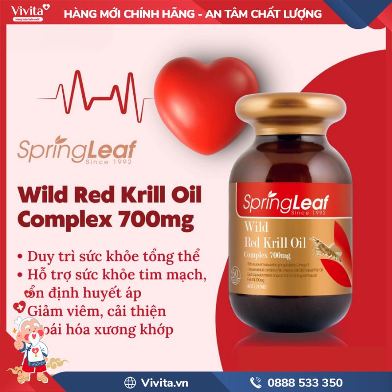Công dụng của Springleaf Krill Oil