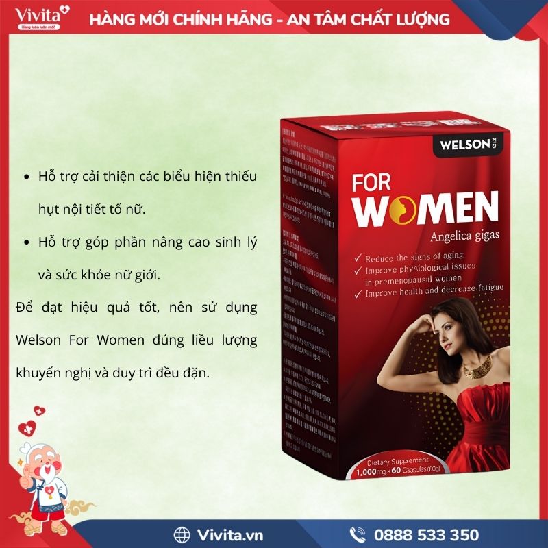 Công dụng Welson For Women