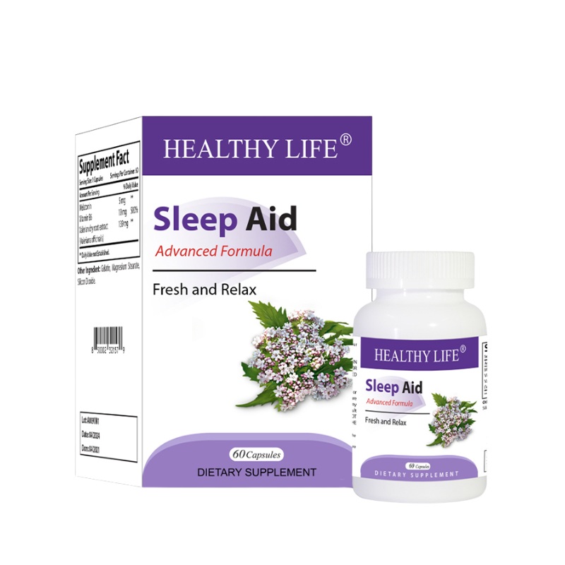 Healthy Life Sleep Aid Mỹ Viên Uống Hỗ Trợ Ngủ Ngon (Hộp 60 viên)