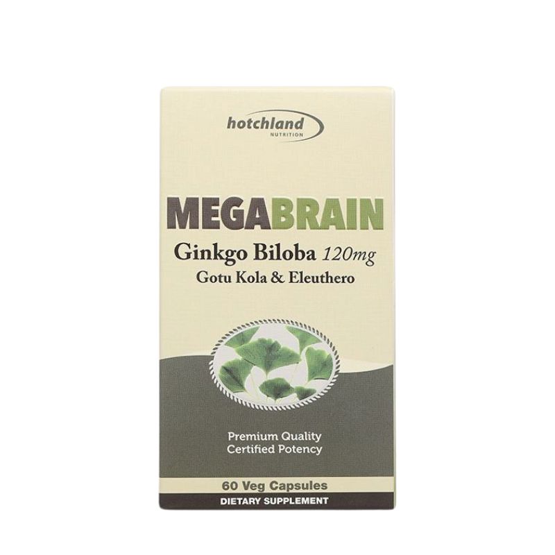 Mega Brain Viên Uống Hỗ Trợ Cải Thiện Thiểu Năng Tuần Hoàn Não (Hộp 60 viên)