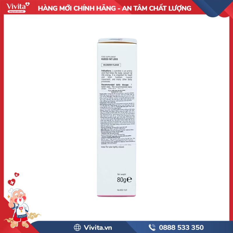 Thành phần của Kudos Loss Fat