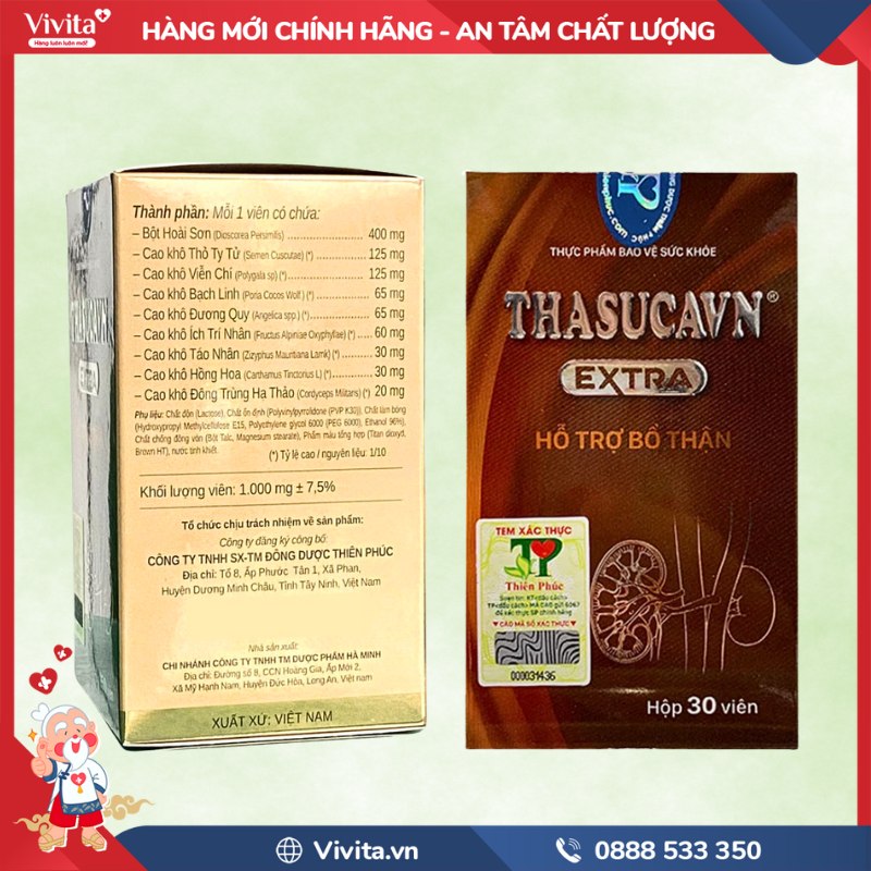 Thành phần Thasucavn Extra