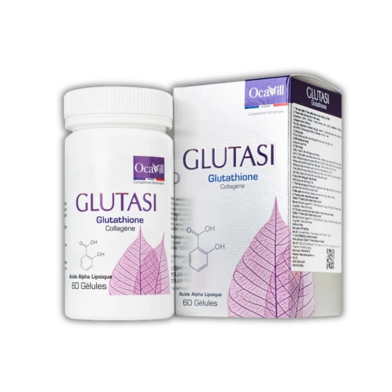 Glutasi Ocavill Viên Uống Hỗ Trợ Chống Oxy Hóa (Hộp 60 viên)
