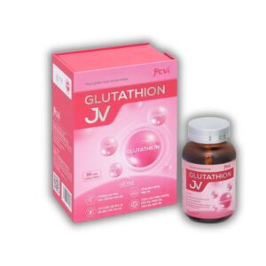 Viên uống Glutathion JV hỗ trợ chống oxy hóa, làm sáng da, giảm nếp nhăn và khô da (60 viên)