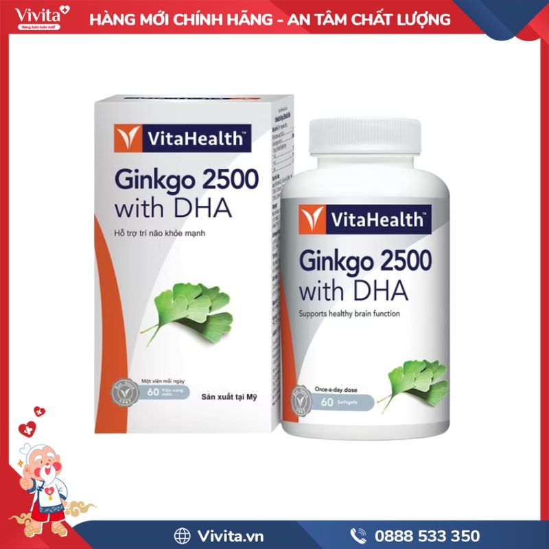 VitaHealth Ginkgo 2500 with DHA