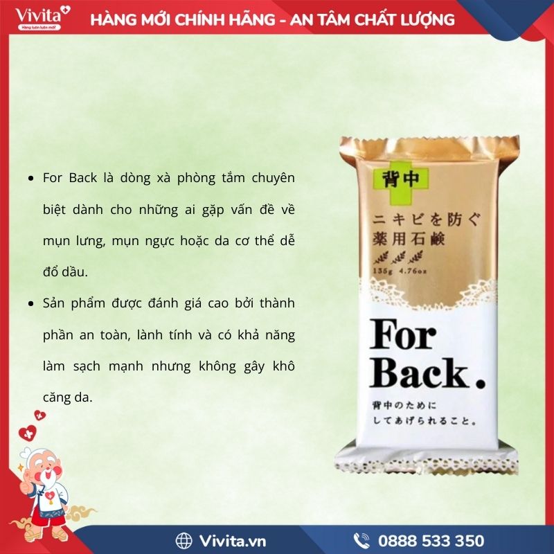 Xà Phòng For Back có tốt không?