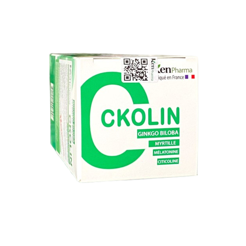 Viên uống Ckolin Kenpharma của Pháp tăng cường tuần hoàn máu não, cải thiện trí nhớ (30 viên)