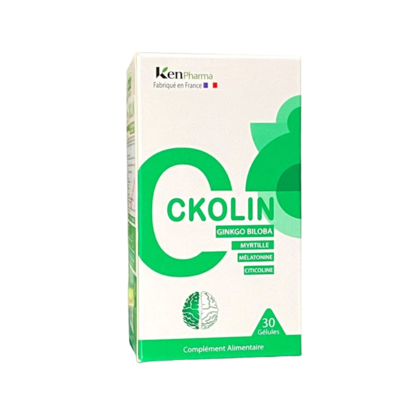 Viên uống Ckolin Kenpharma của Pháp tăng cường tuần hoàn máu não, cải thiện trí nhớ (30 viên)