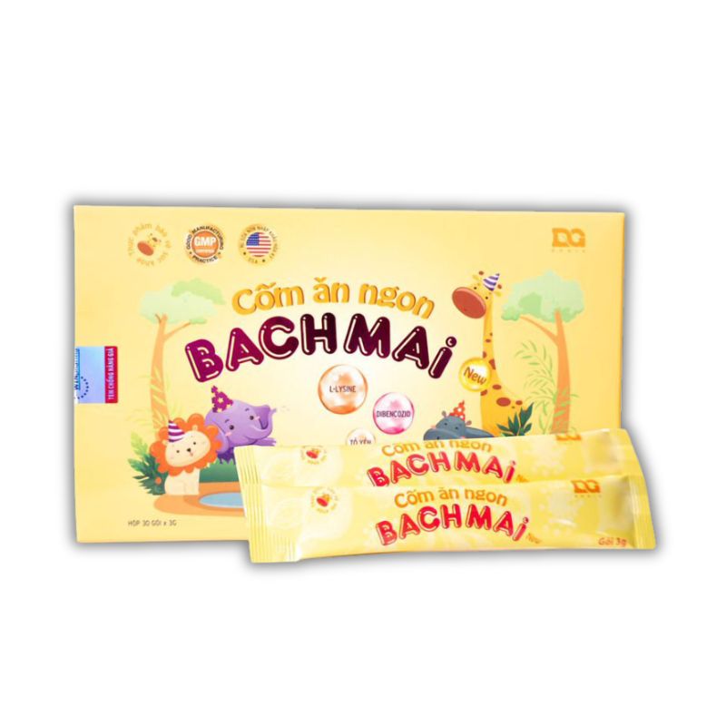 Cốm Ăn Ngon Bạch Mai Hỗ Trợ Ăn Ngon Và Giảm Mệt Mỏi (Hộp 30 gói)